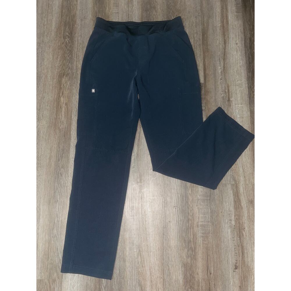 FIGS AXIM Cargo Technical Collection Navy Blue Scrub Pants size L